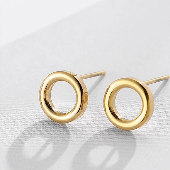 Halo stud earrings - Picture 3 of 3